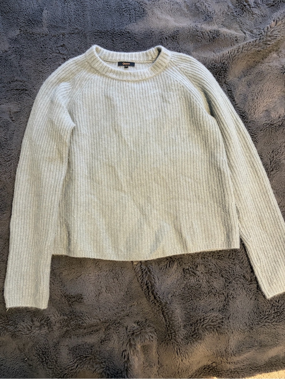 Quince Women's Crewneck Sweater Gray